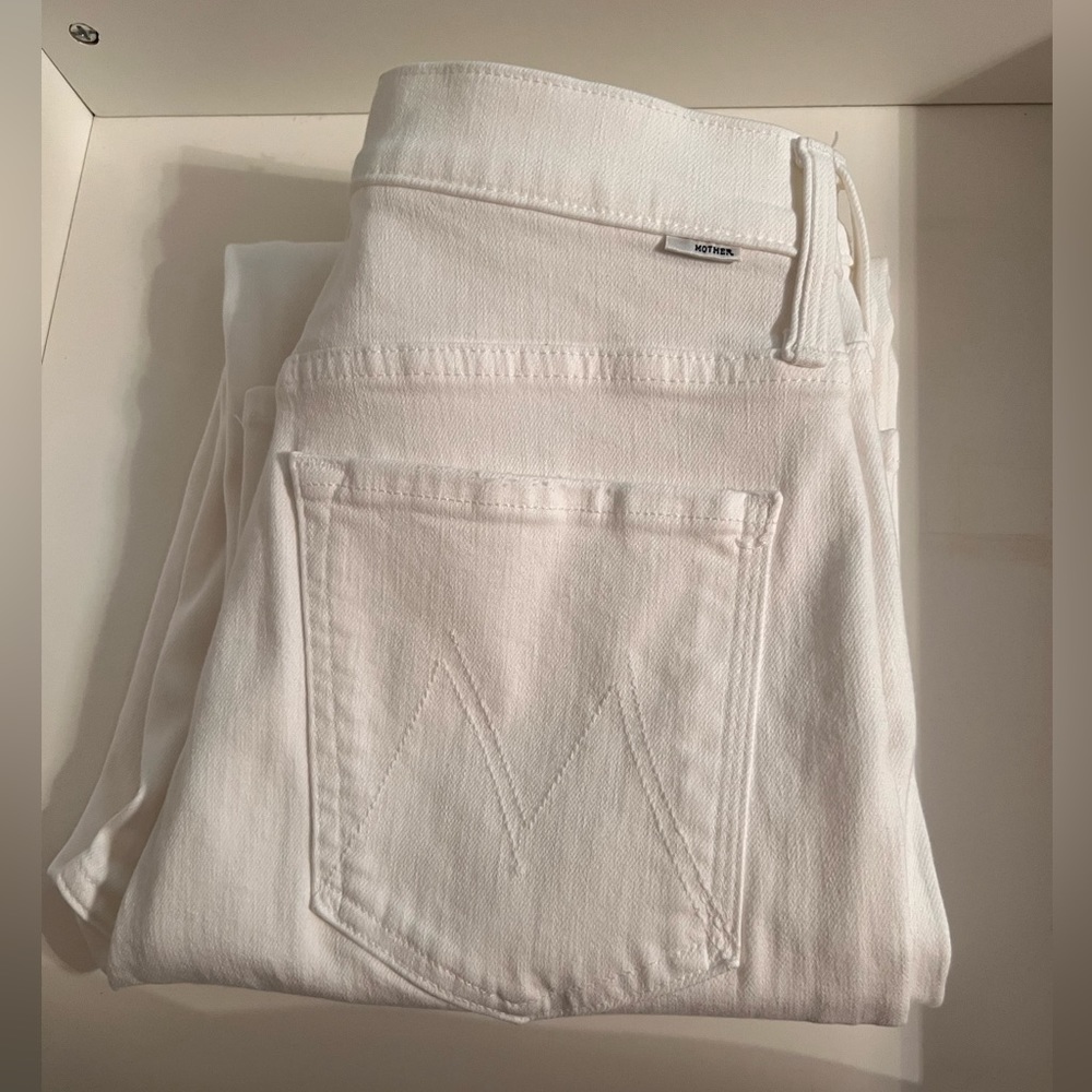 MOTHER Rambler zip ankle jeans
